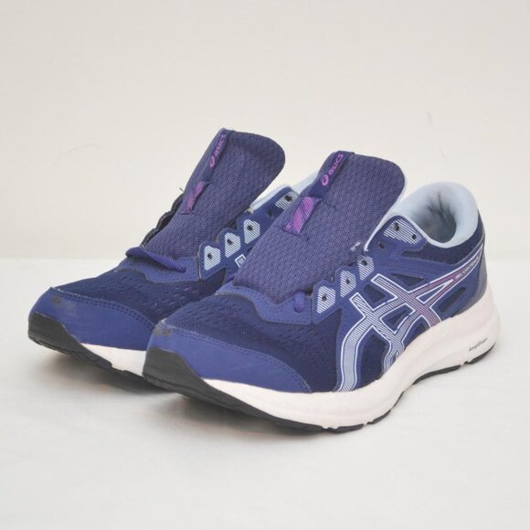 Asics Gel Contend 8  Running Lace up Shoes Purple Women's Size 11 Pre Owned - Picture 1 of 8